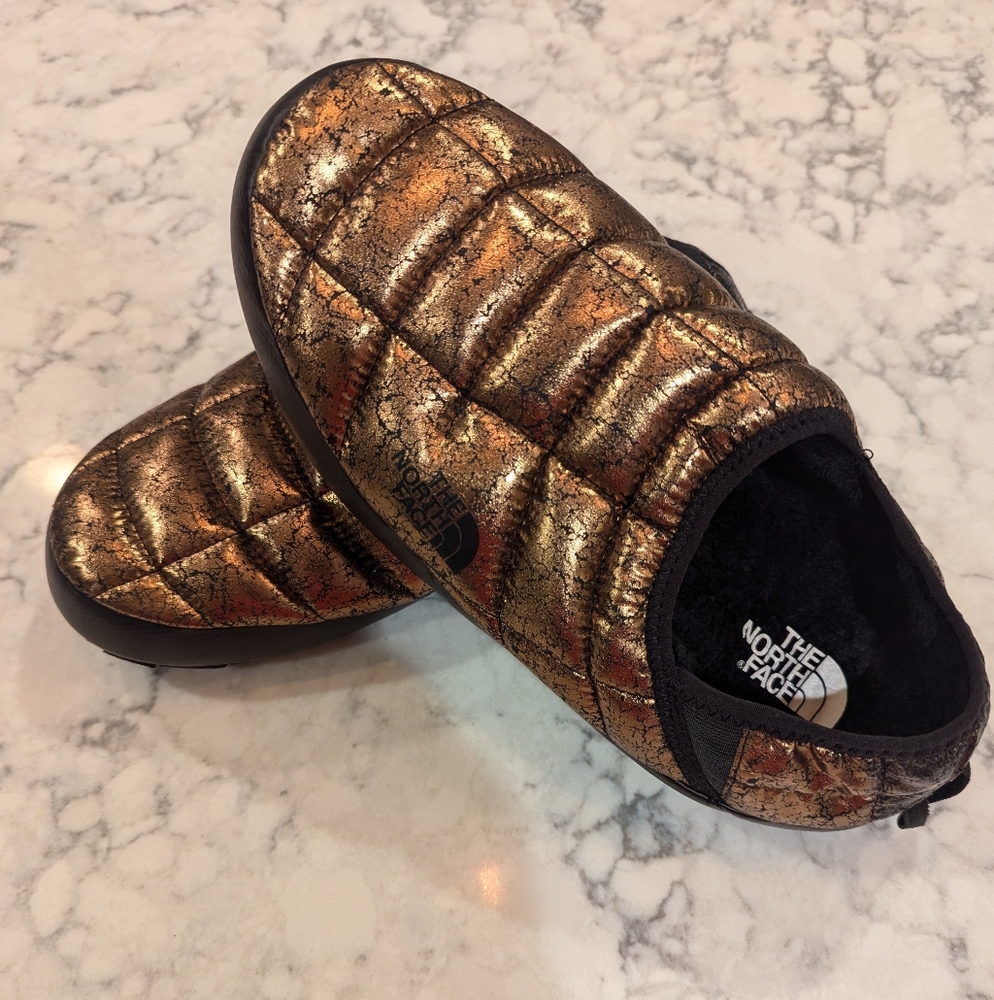 The North Face Gold Slip-On Shoes